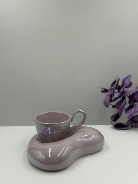 مج مع صحن قلب