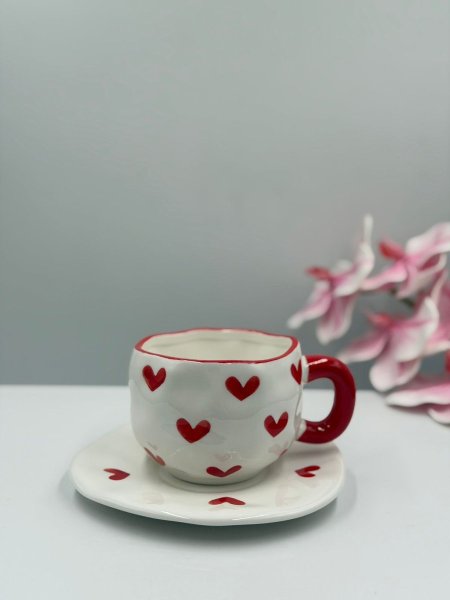 مج قلوب احمر